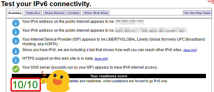 Dual Stack IPv6 Working