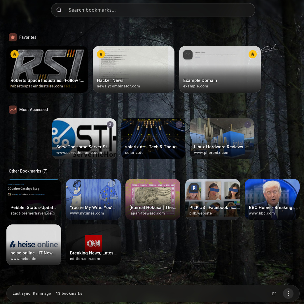 Kara-Tiles Browser Extension Screenshot