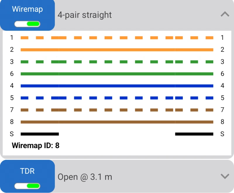 pockethernet v2 BER test Example Screenshot