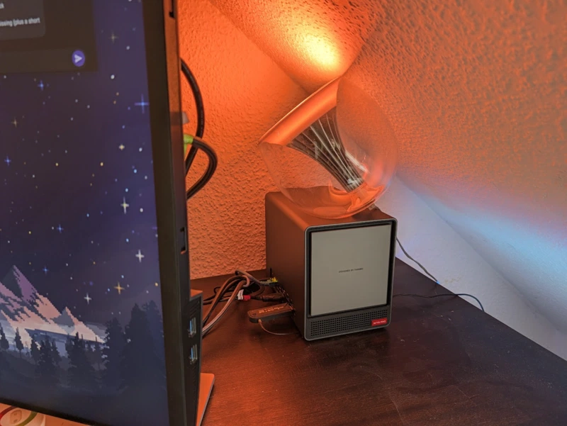 My new Aoostar nas as Homeserver running proxmox
